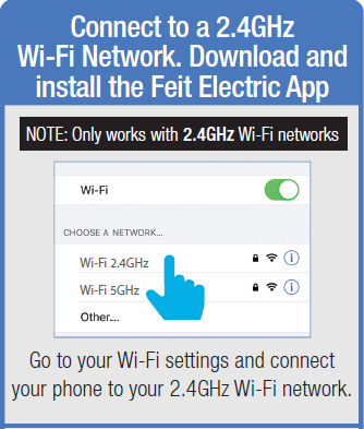 Feit Electric Wi-Fi Smart Dimmer Switch W/ or W/o Wifi